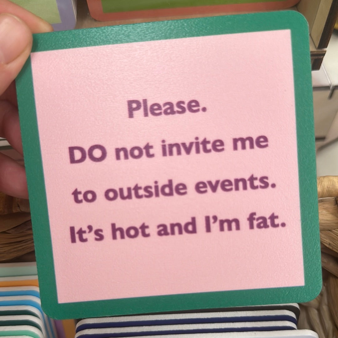 Outside Events coaster