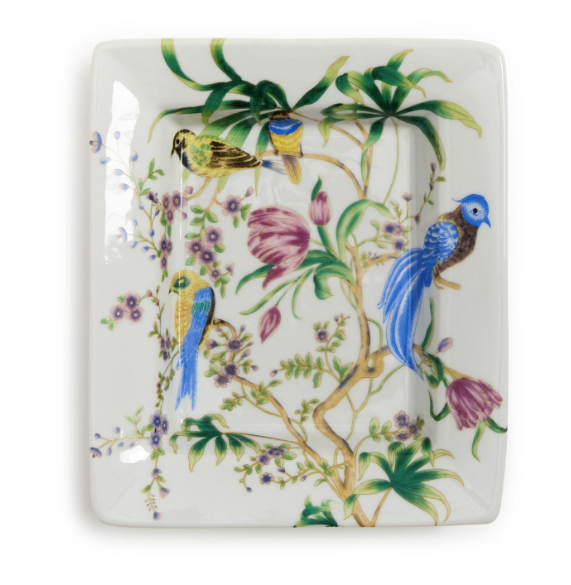 bird and blossom decretive tray