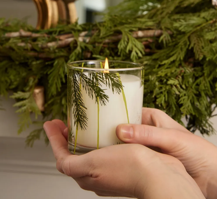 FFr Candle Pine Needle design