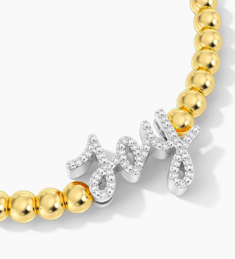 Gold Joy! Beaded Bracelet