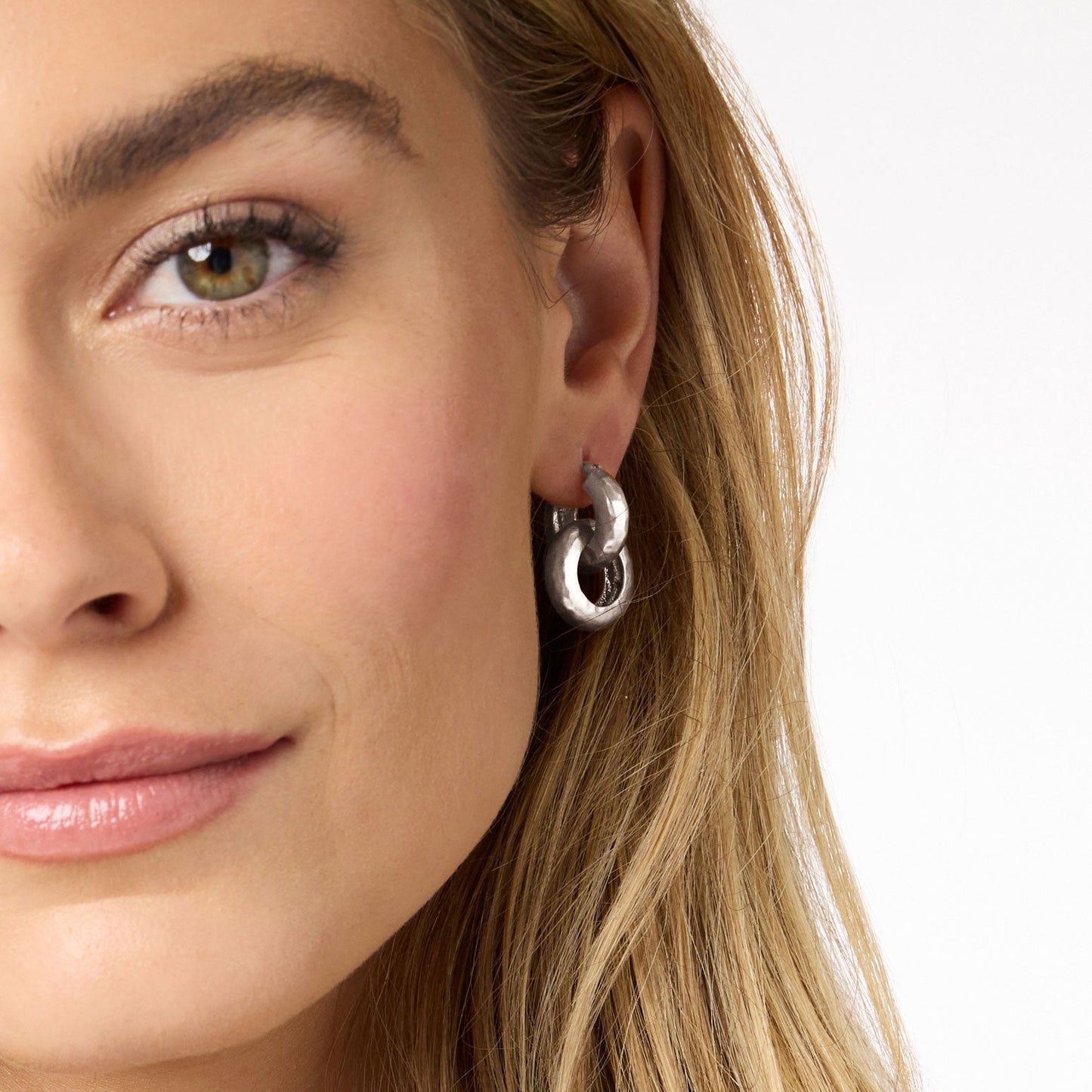 Catalina 2 in 1 Earrings - Silver