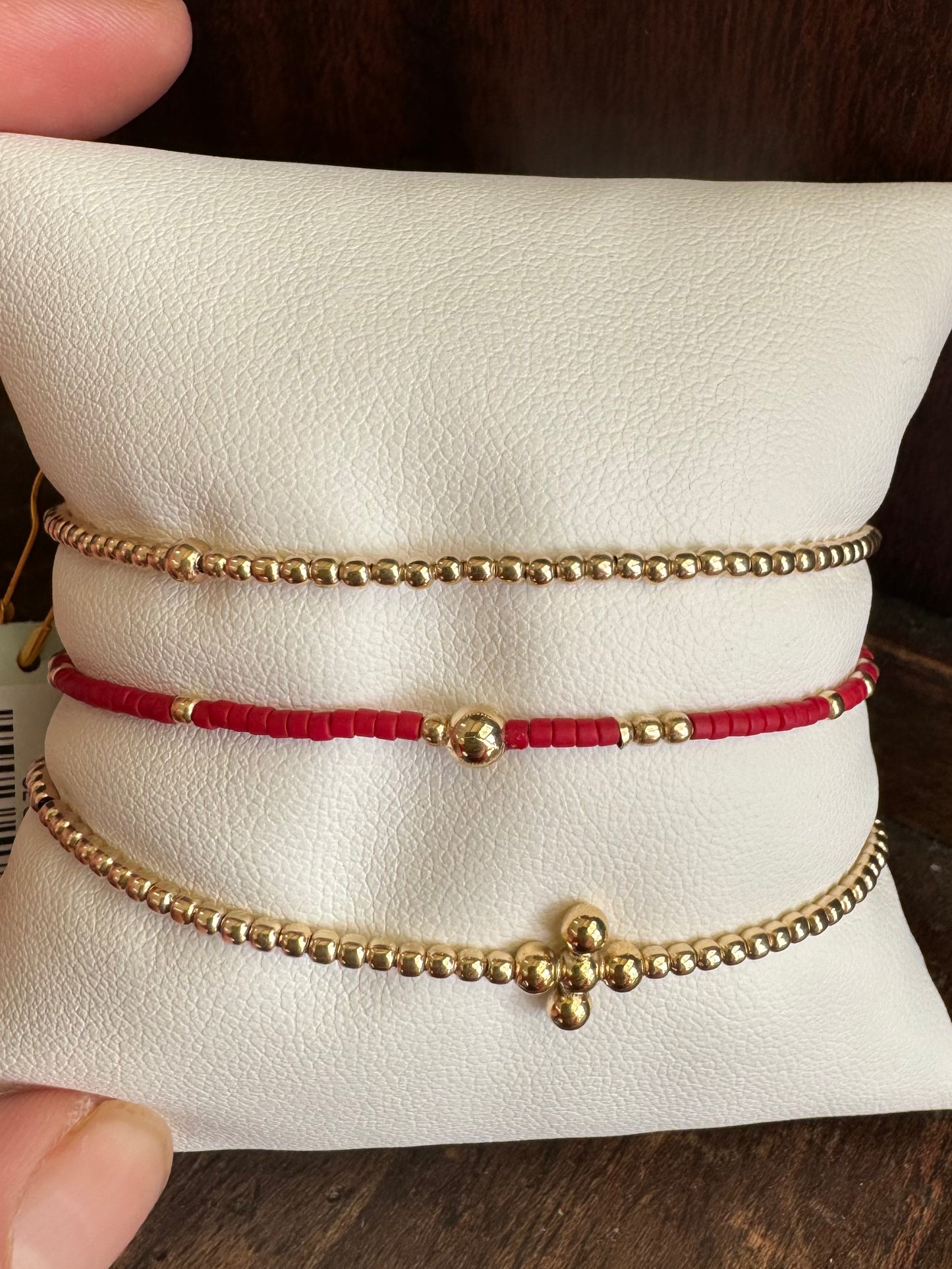 Gameday bracelet - crimson red