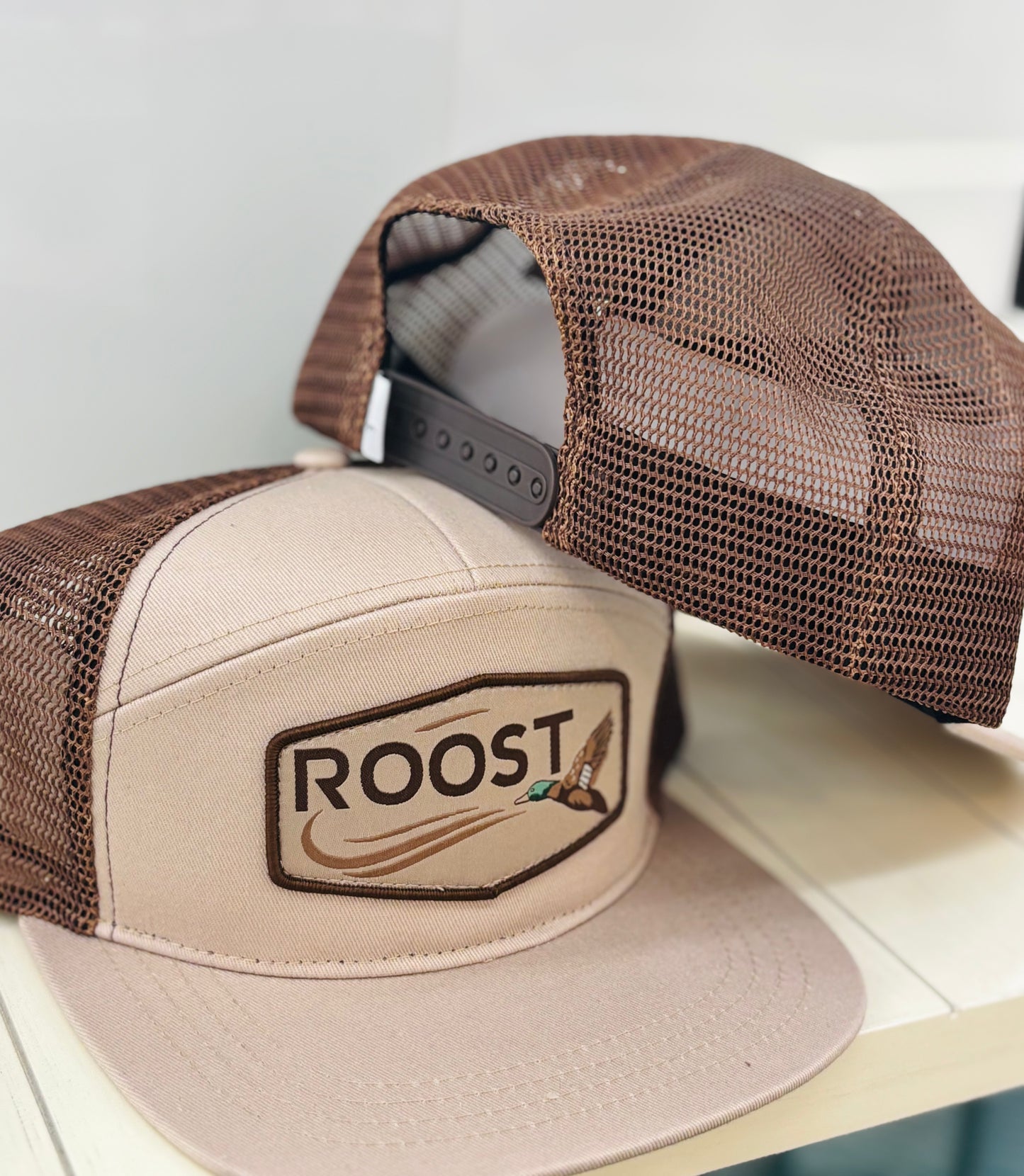 Roost 7 Panel Duck Patch Hat-Adult