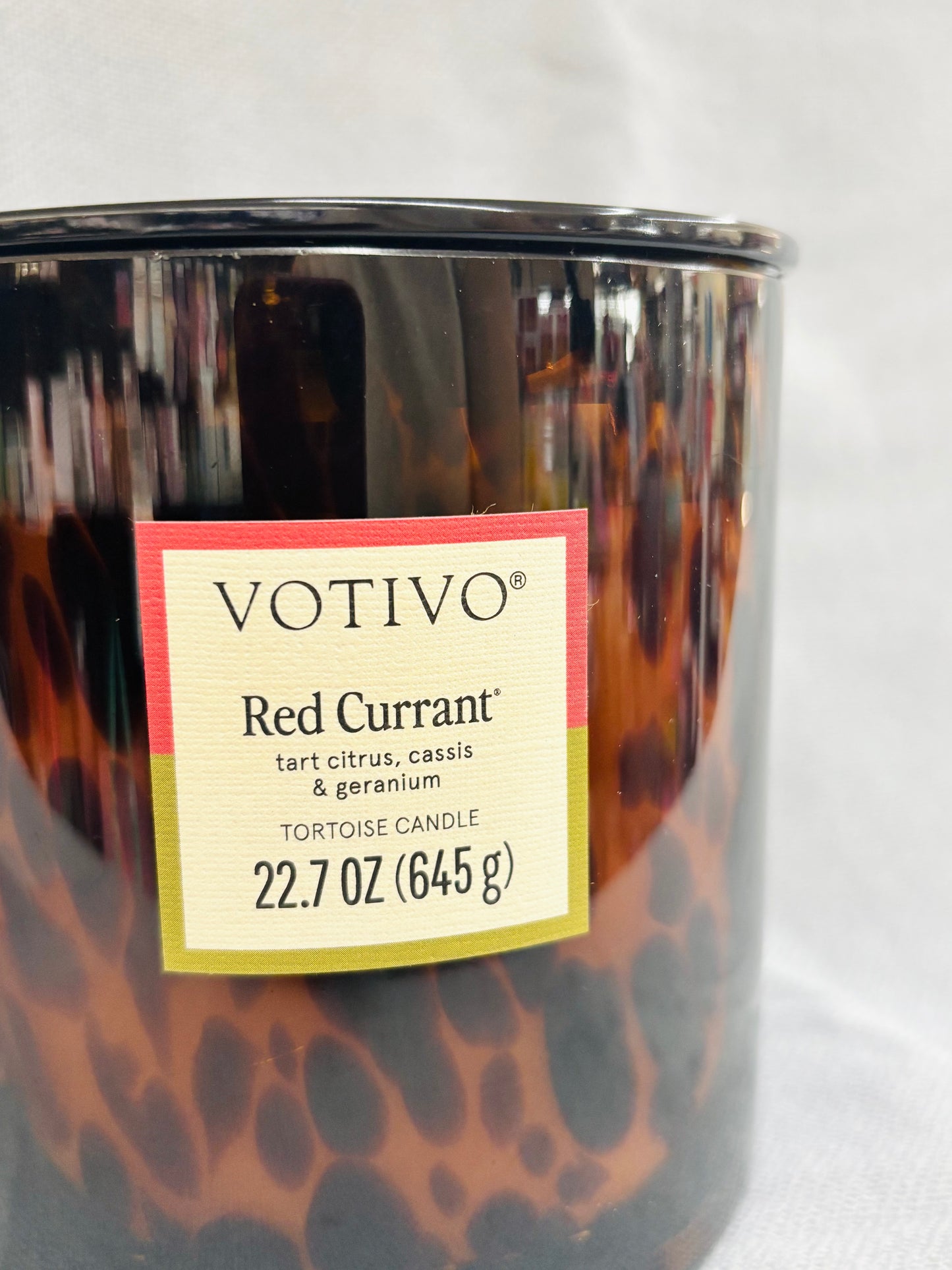 Votivo Red Currant Tortoise Candle