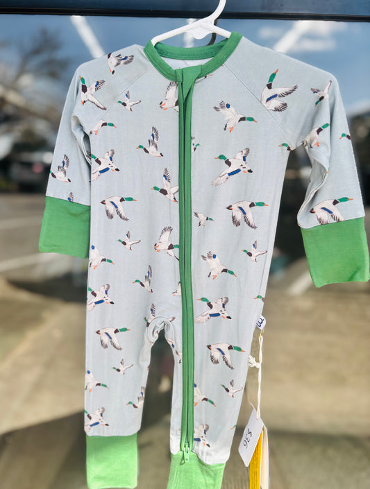 Goosies Zip-Up Mallard PJ's