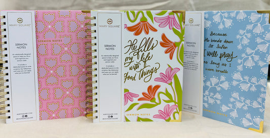 Mary Square Sermon Notes Spiral Notebook