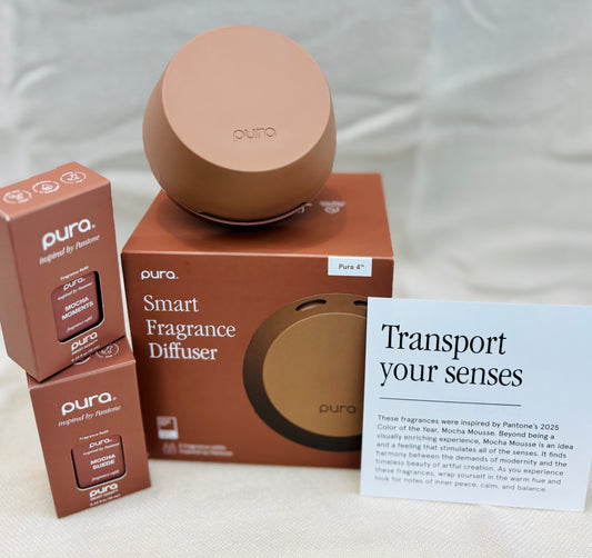 Pura Smart Fragrance Diffuser (Mocha Edition)