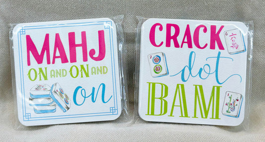 Mahjong Paper Coasters