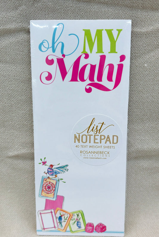 Oh My Mahj List Notepad