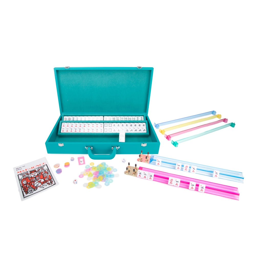 Blue Mahjong Set
