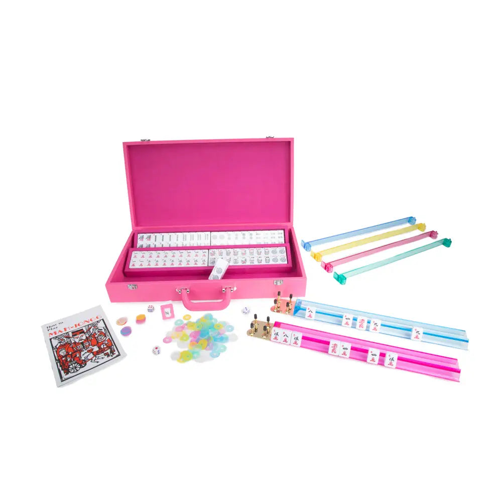 Pink Mahjong Set