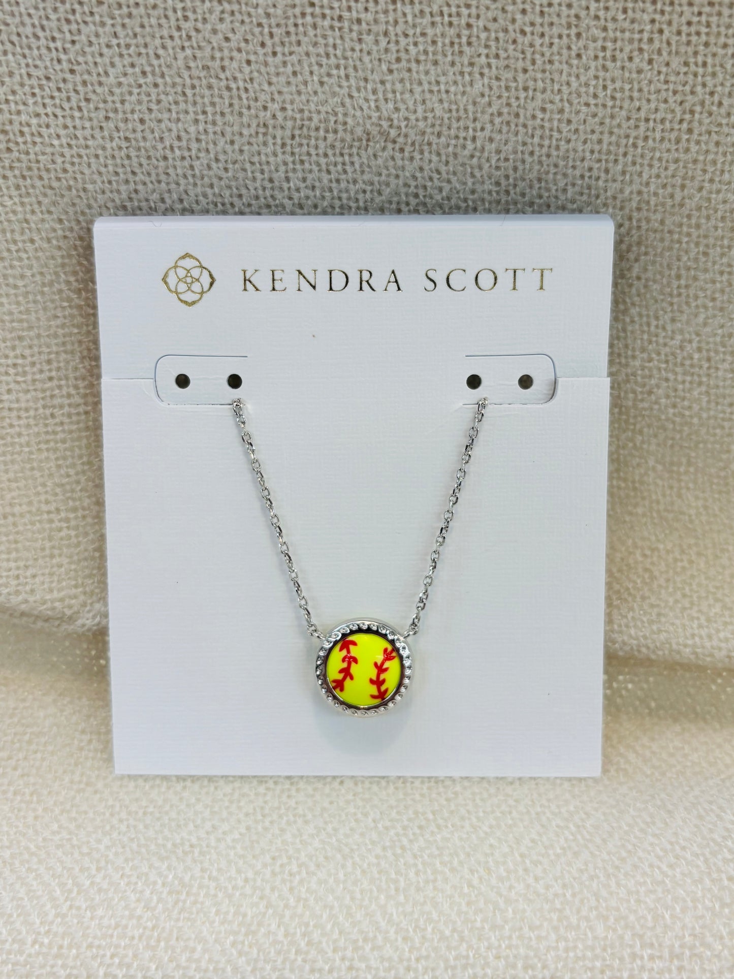 Kendra Scott Softball Necklace-Gold