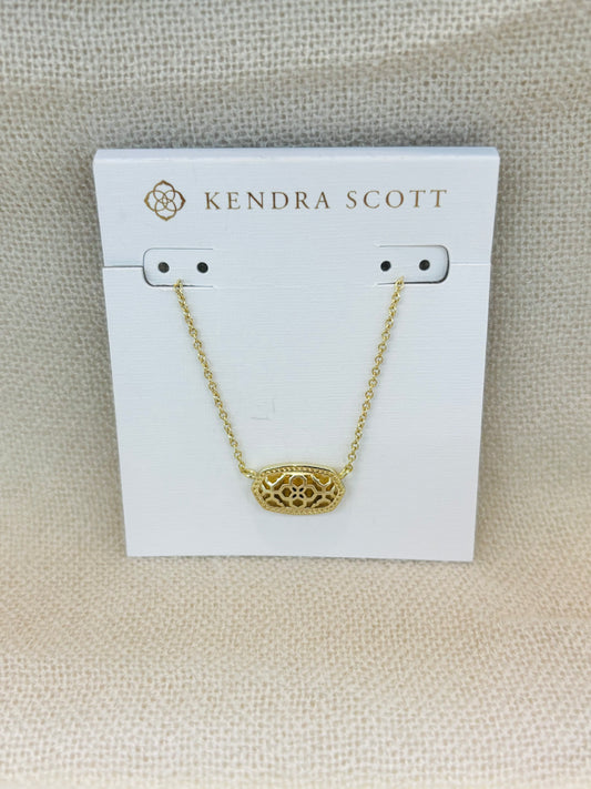 Hallow Kendra Scott Logo Elisa Necklace