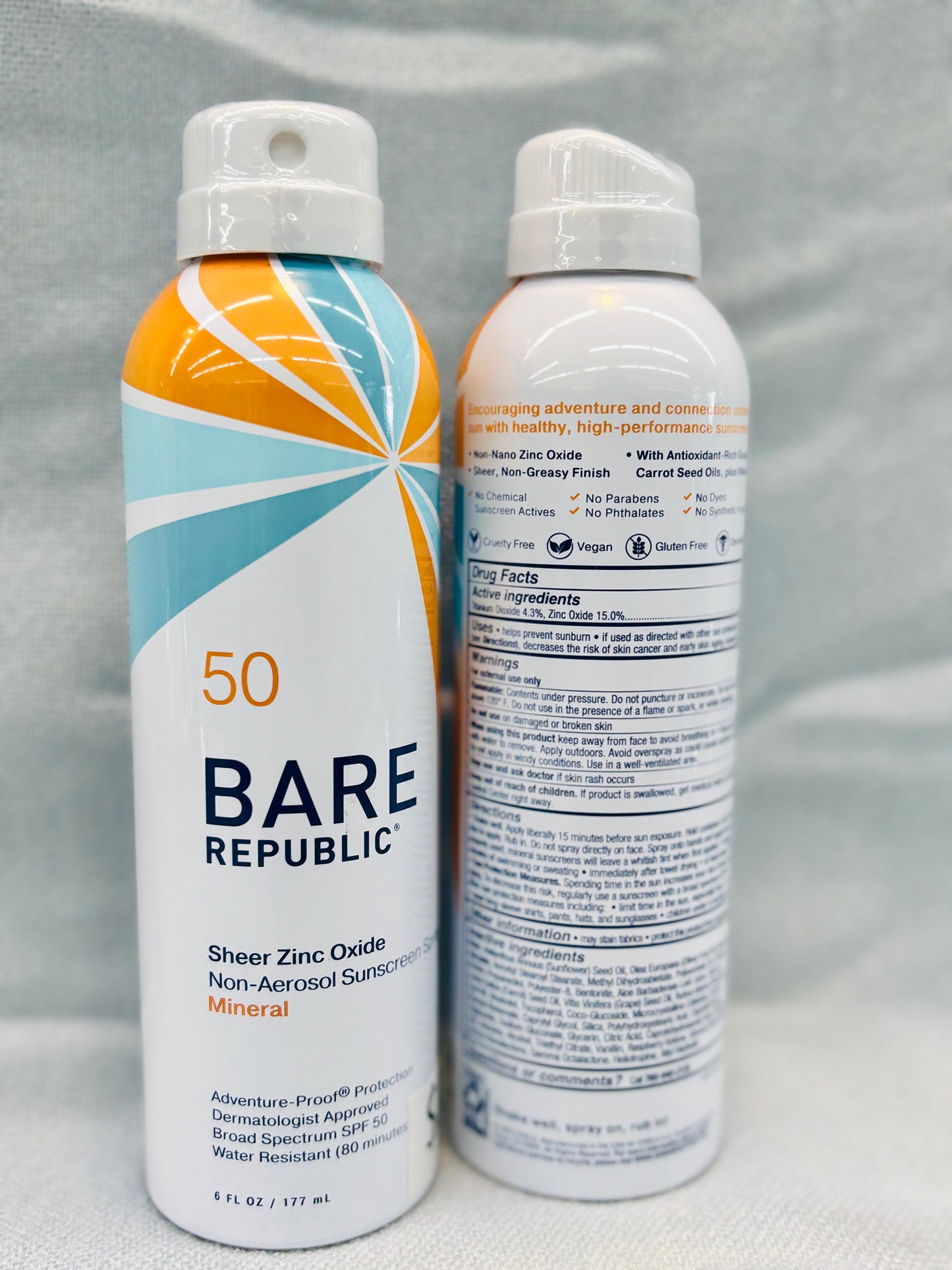 Bare Republic Sheer Mineral Spray Sunscreen- SPF 50
