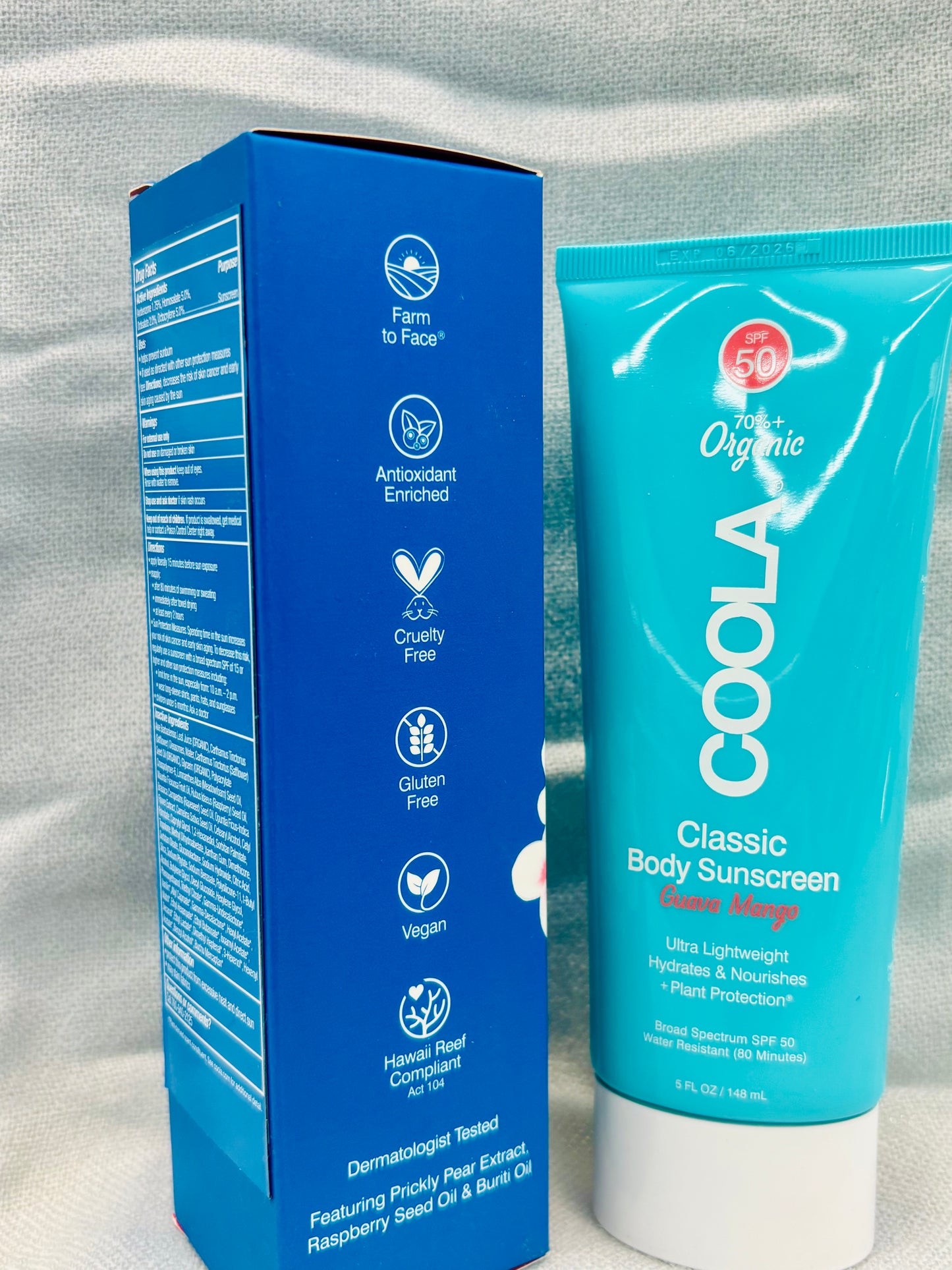 Coola Guava Mango Body Sunscreen- SPF 50
