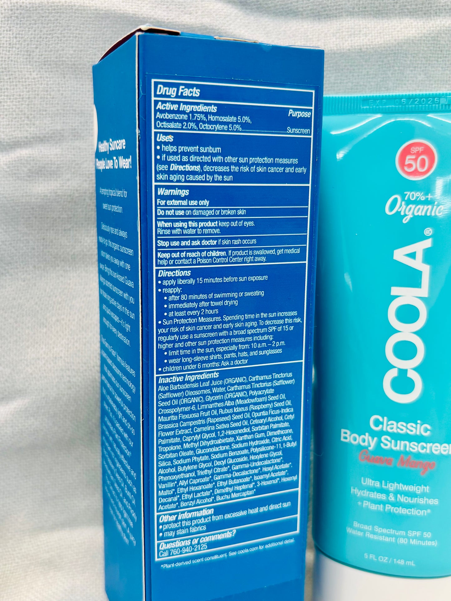 Coola Guava Mango Body Sunscreen- SPF 50