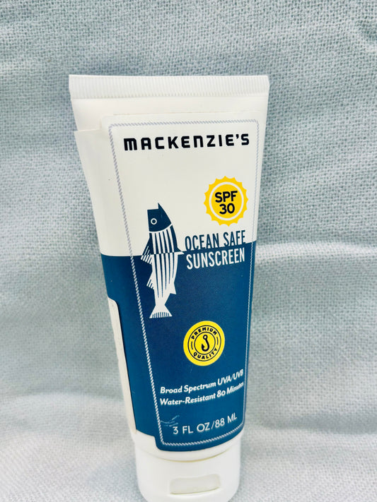 Mackenzie's Ocean Safe Sunscreen- SPF 30