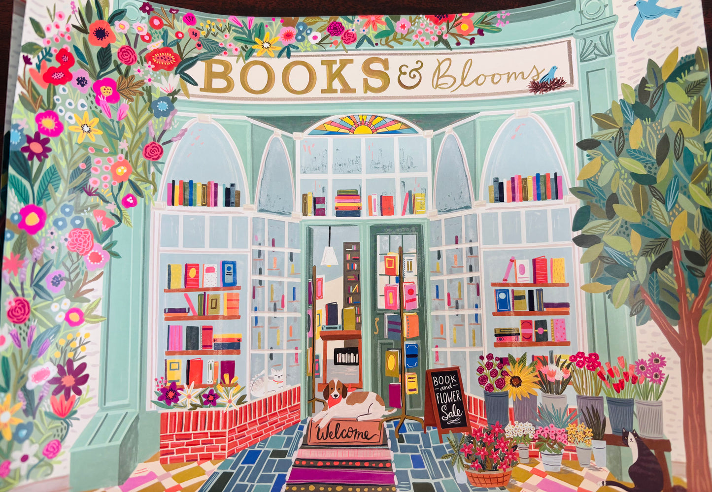 Books & Blossoms Puzzle