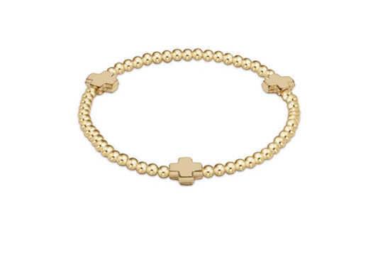 Signature Cross Gold 3mm