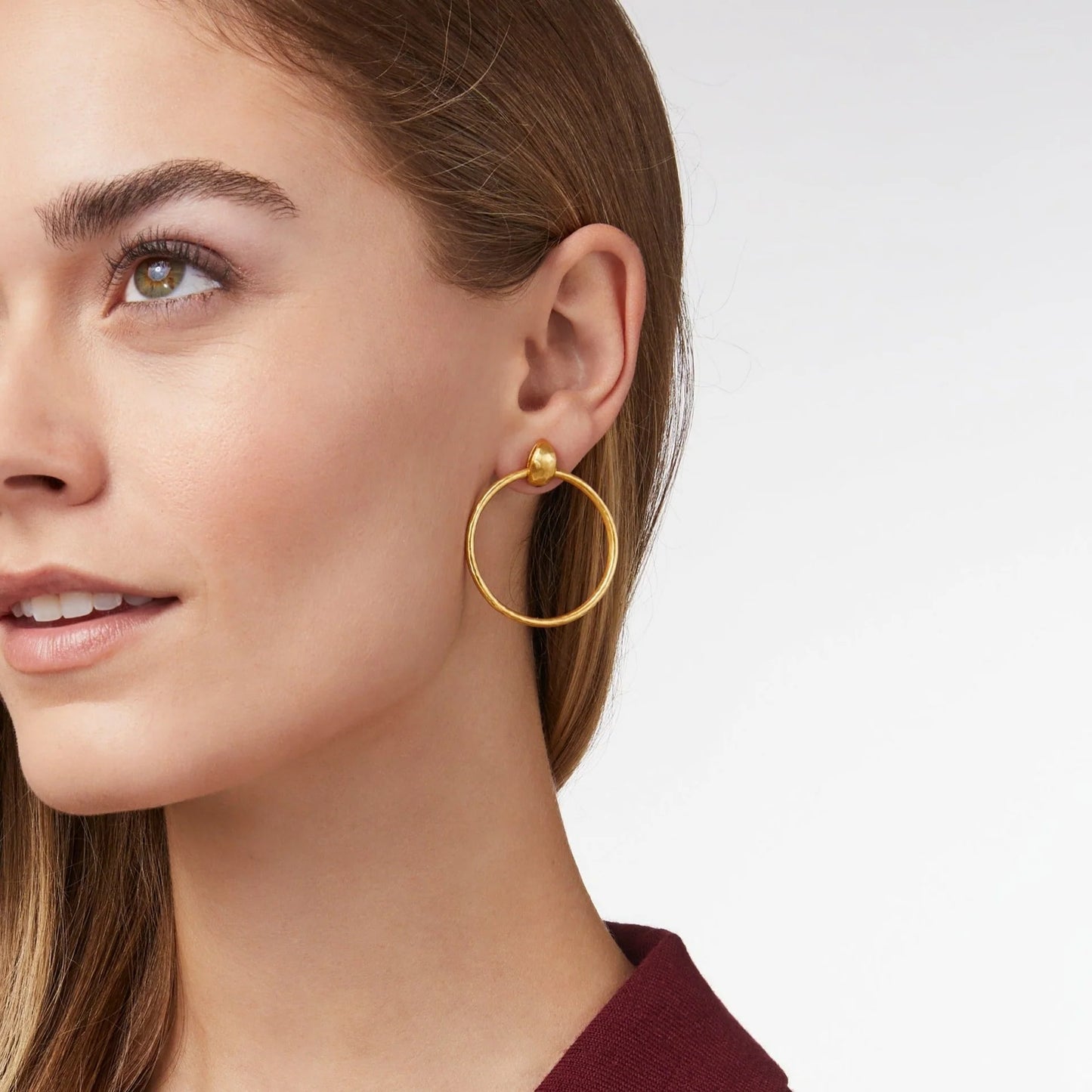 Palermo Delicate Doorknocker earrings - gold