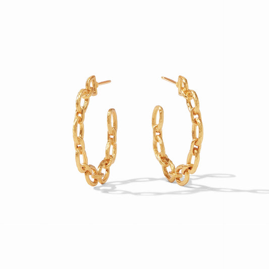 Palermo Gold Chain Hoop