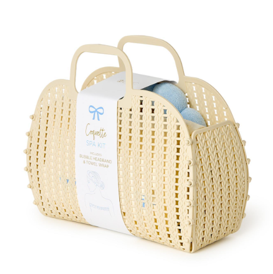 Bow Headband and Wrap Towel Set