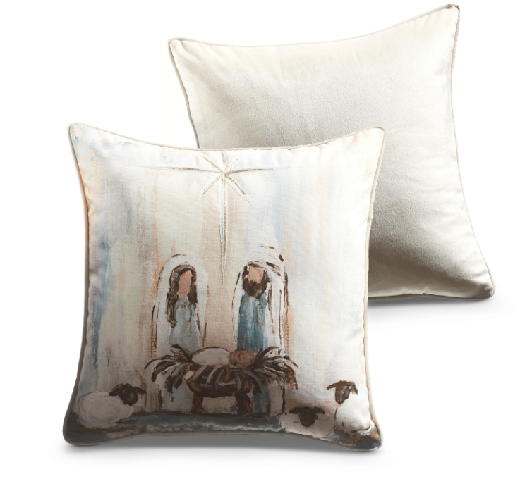 18" Holy Family Pillow