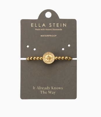 Your Own Path Beaded Gold Bracelet