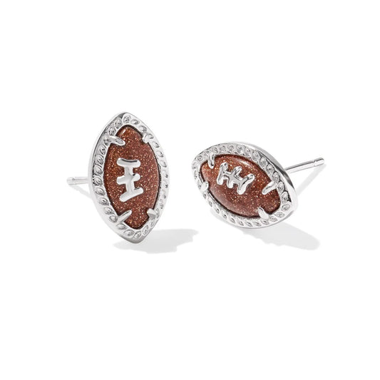 Football Stud Earrings