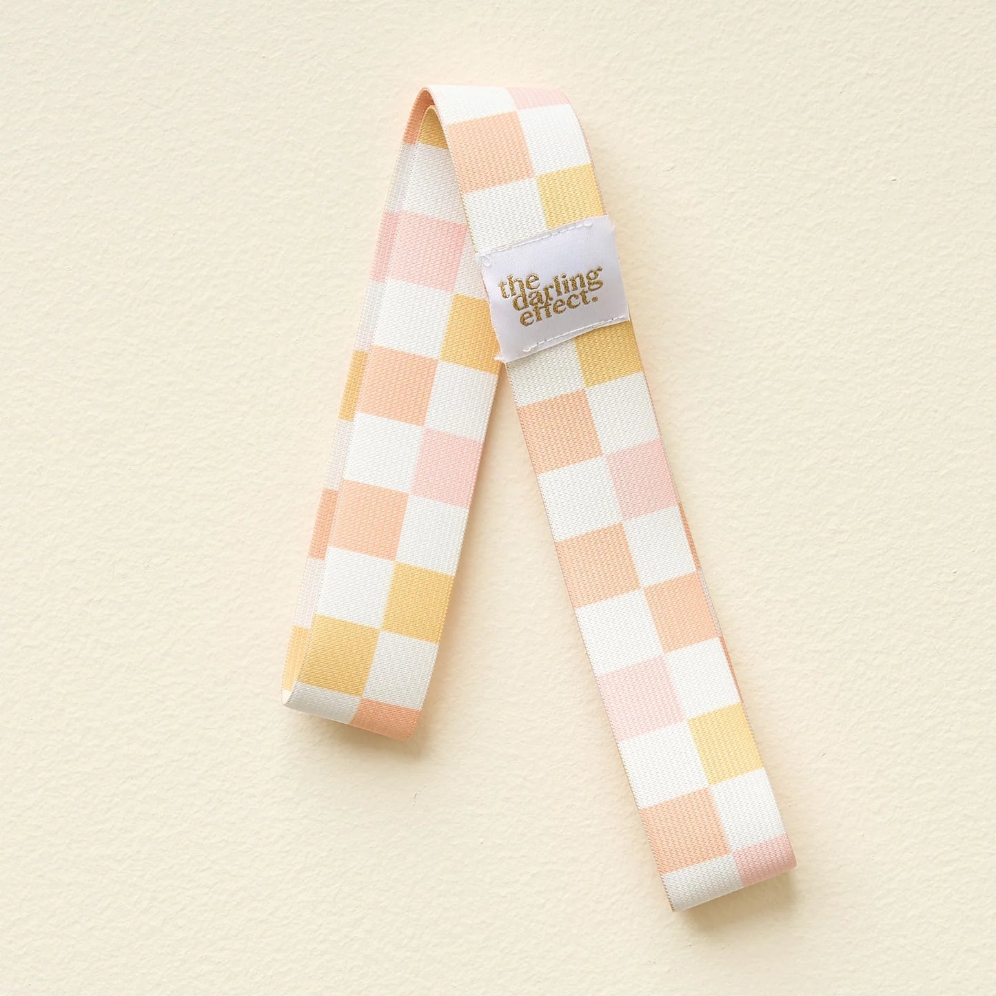 Check Peach Stay-Put Towel Band Regular price