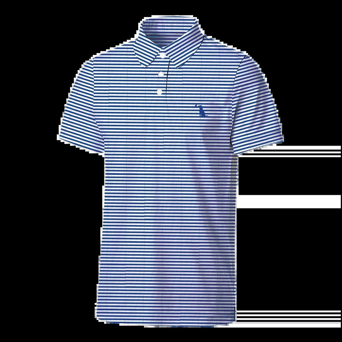 Local Boy Palms Polo Blue/White
