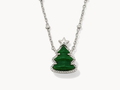Holiday Tree Pendent Necklace