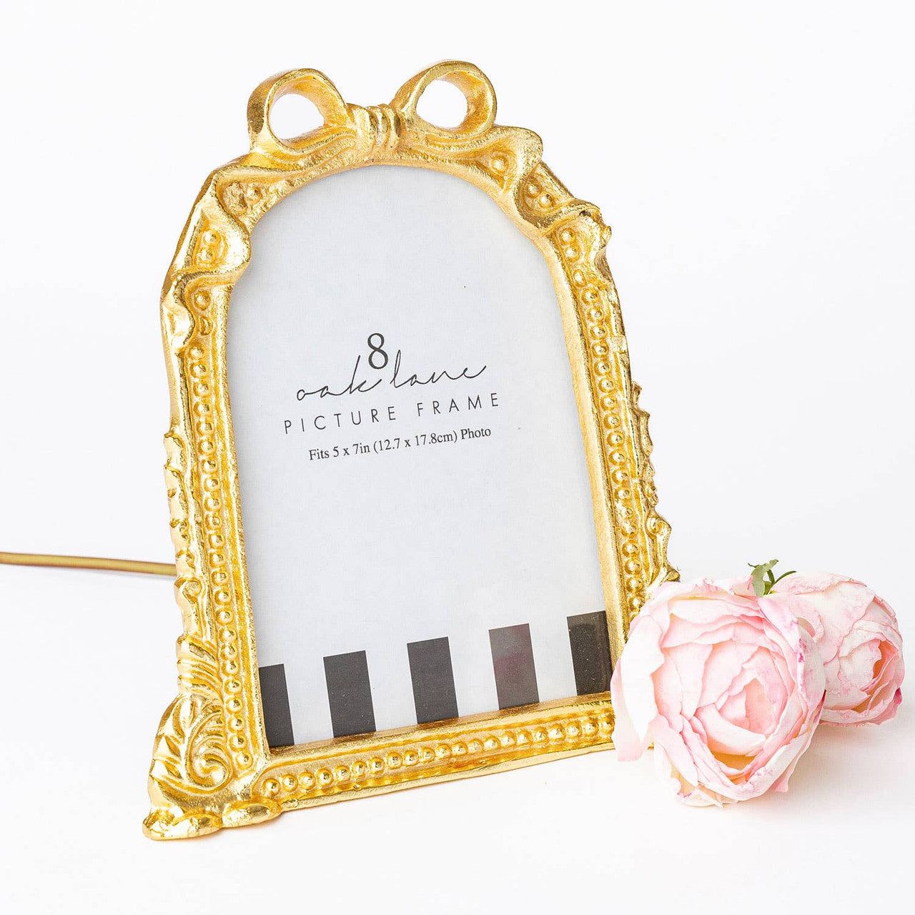 Gold Ribbon Picture Frame
