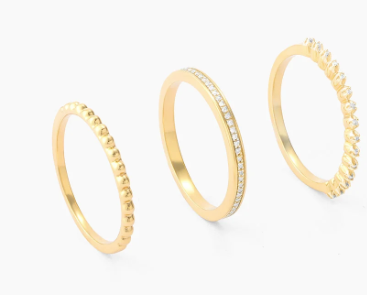 Gold Diamonds and Bubbles of Gold Ring