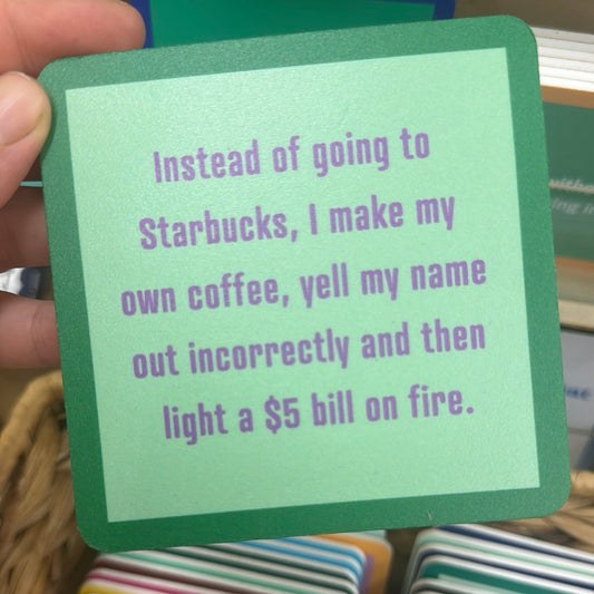 Starbucks coaster