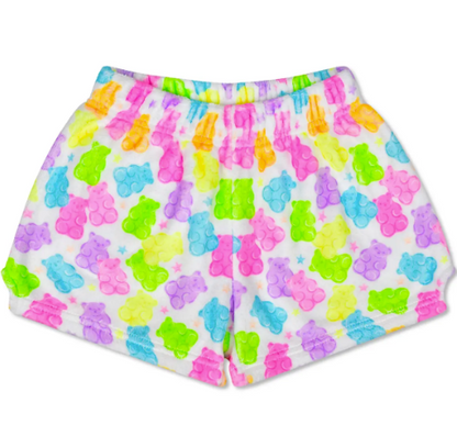 yummy gummy plush shorts