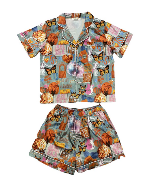 showgirl era print pjs