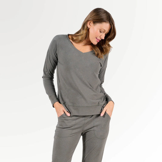 LOUNGE PULLOVER - grey
