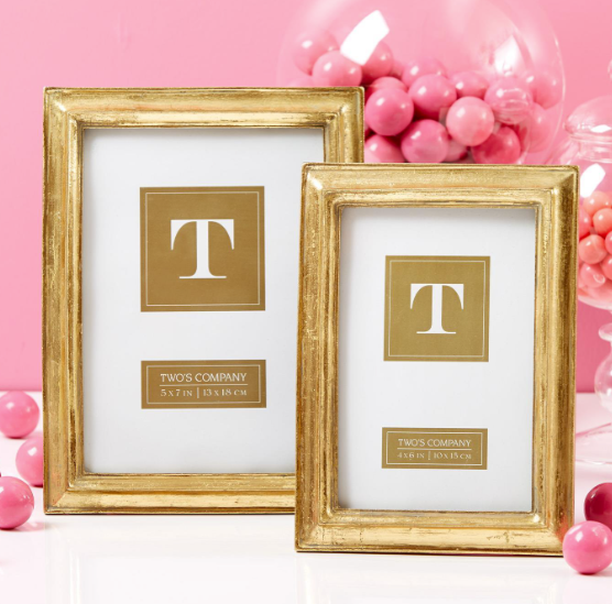 Chatelet Set of 2 Gold Leaf Photo Frame