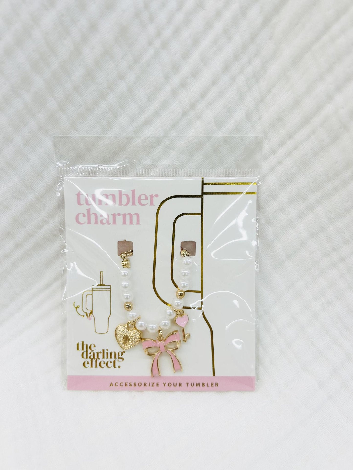 Tumbler Charm-Love Locked