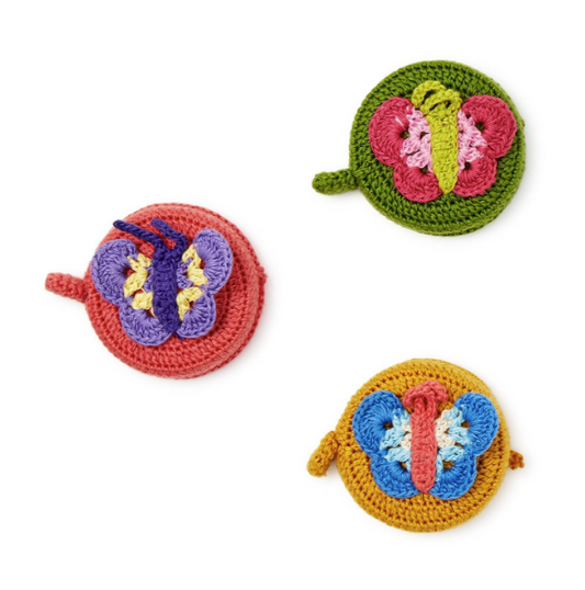 Butterfly Crocheted Measuring Tape