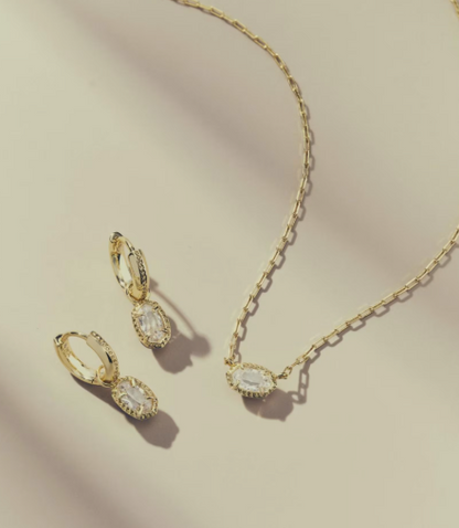 Mini Elisa Luxe Pendent Necklace