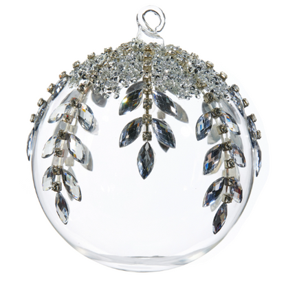 5" Jeweled Ball Ornament
