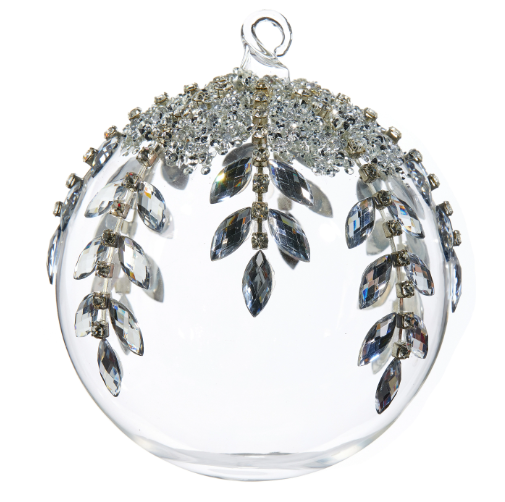 5" Jeweled Ball Ornament