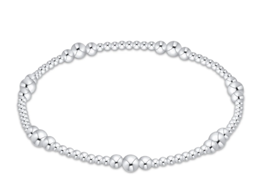 purpose sterling silver bead bracelet