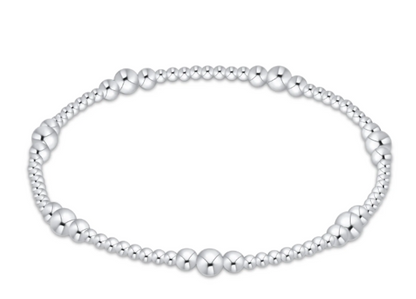 purpose sterling silver bead bracelet