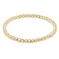 eNewton Classic Gold Bead Bracelet