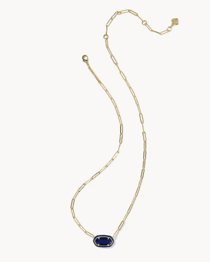 Elisa enamel link chain necklace
