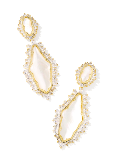 DOLLY PARTON CRYSTAL STATEMENT EARRINGS