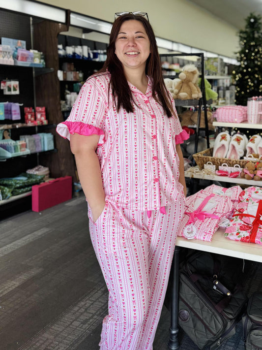 Slumber Party Pajama Pants  Set-Oh So Love